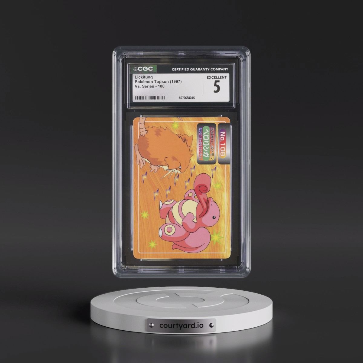 1997 (Two Pokémon) Vs. Series #108 Lickitung (CGC 5 EX)