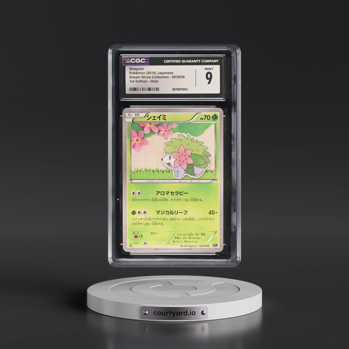 2016 Mythical & Legendary Dream Shine Collection #003/036 Shaymin - 1st Edition Holo (CGC 9 MINT)