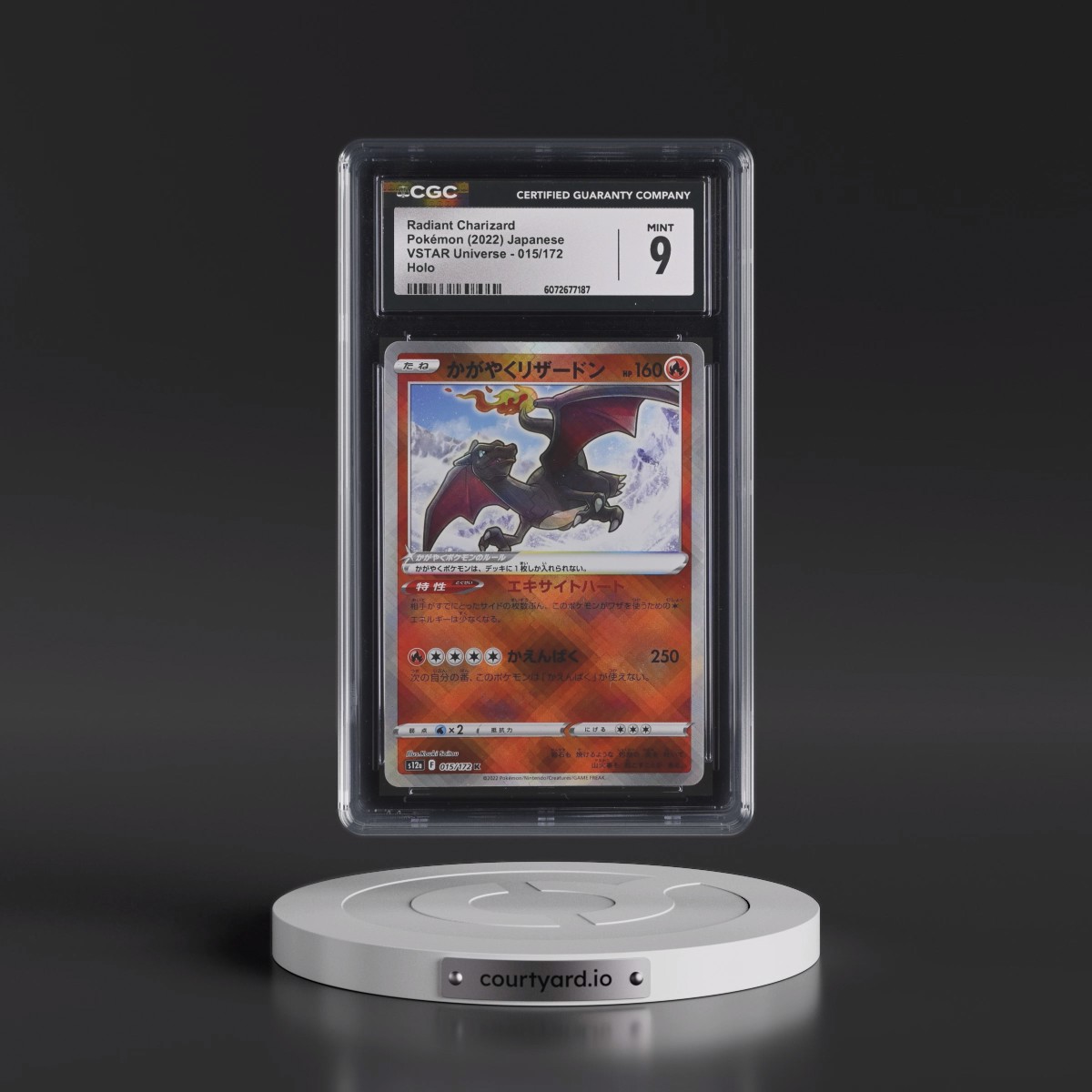 2022 VSTAR Universe #015/172 Radiant Charizard - Holo (CGC 9 MINT)
