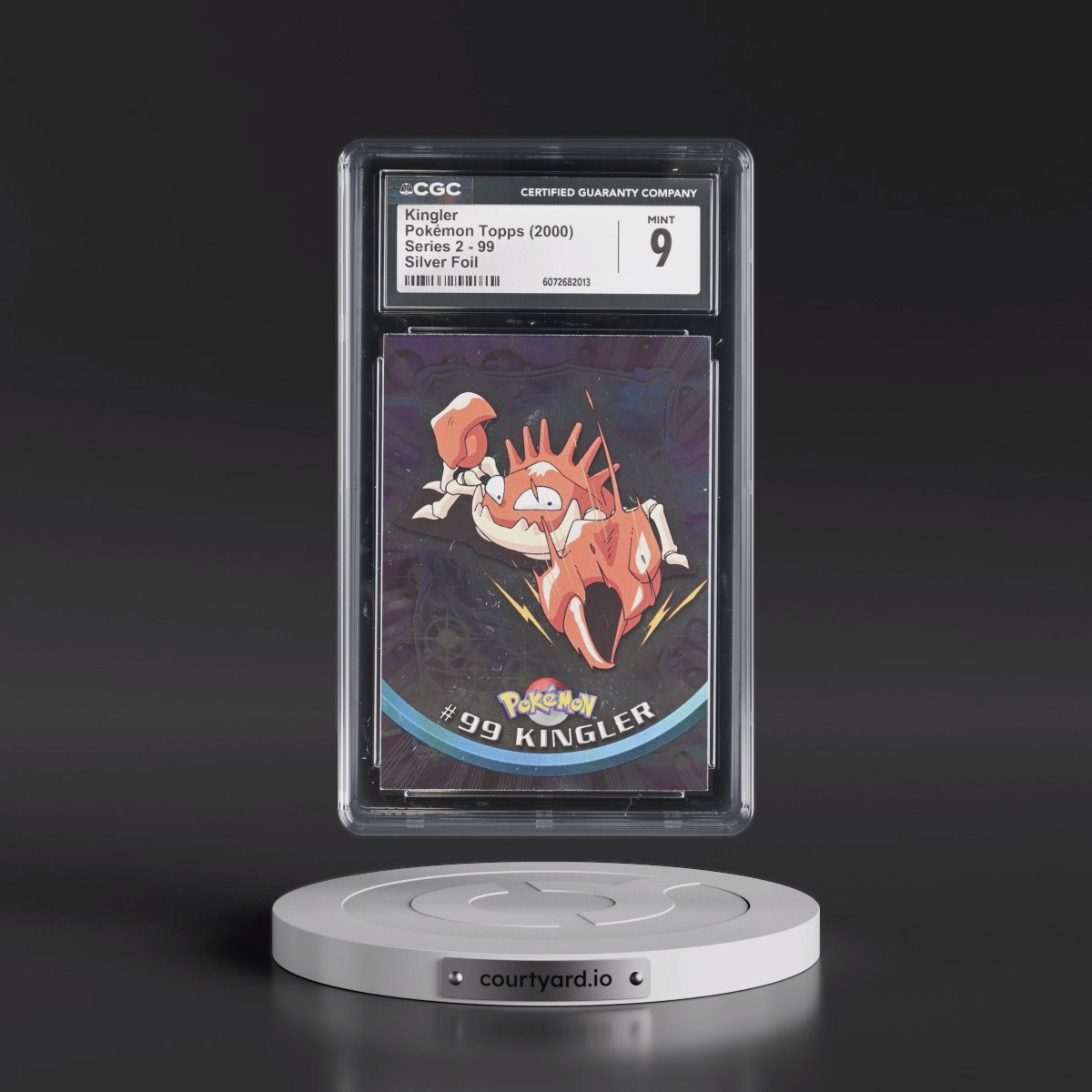 1999 Series 2 (Oval Nintendo Seal) #99 Kingler - Silver Foil (CGC 9 MINT)