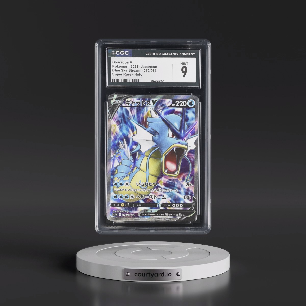 2021 Blue Sky Stream #070/067 Gyarados V - Super Rare Holo (CGC 9 MINT)