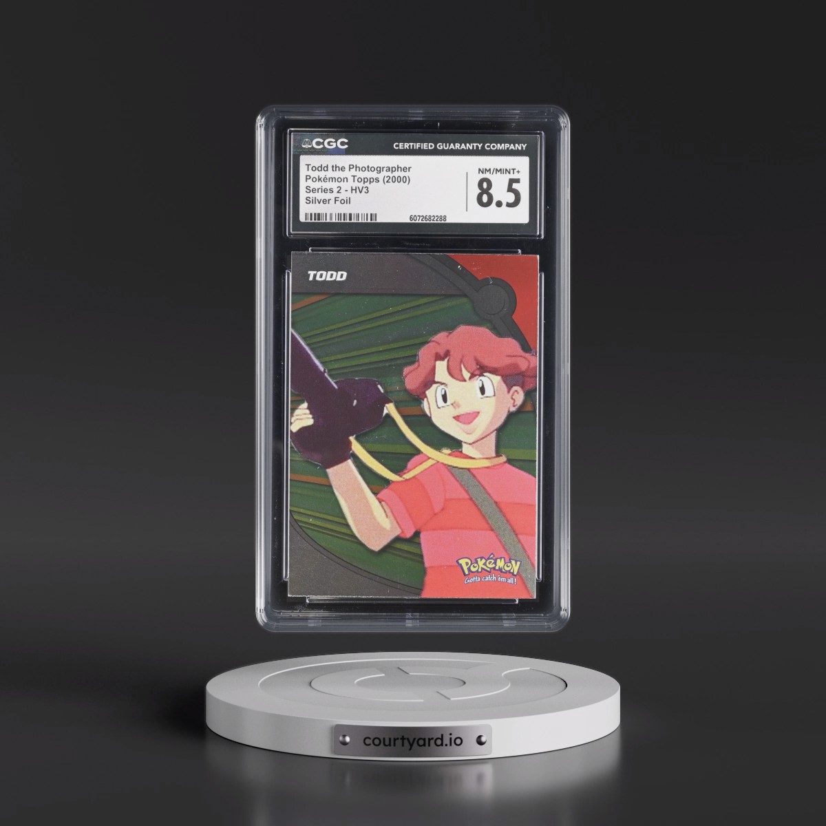 1999 Series 2 (Oval Nintendo Seal) #HV3 Todd the Photographer - Silver Foil (CGC 8.5 NM-MT+)