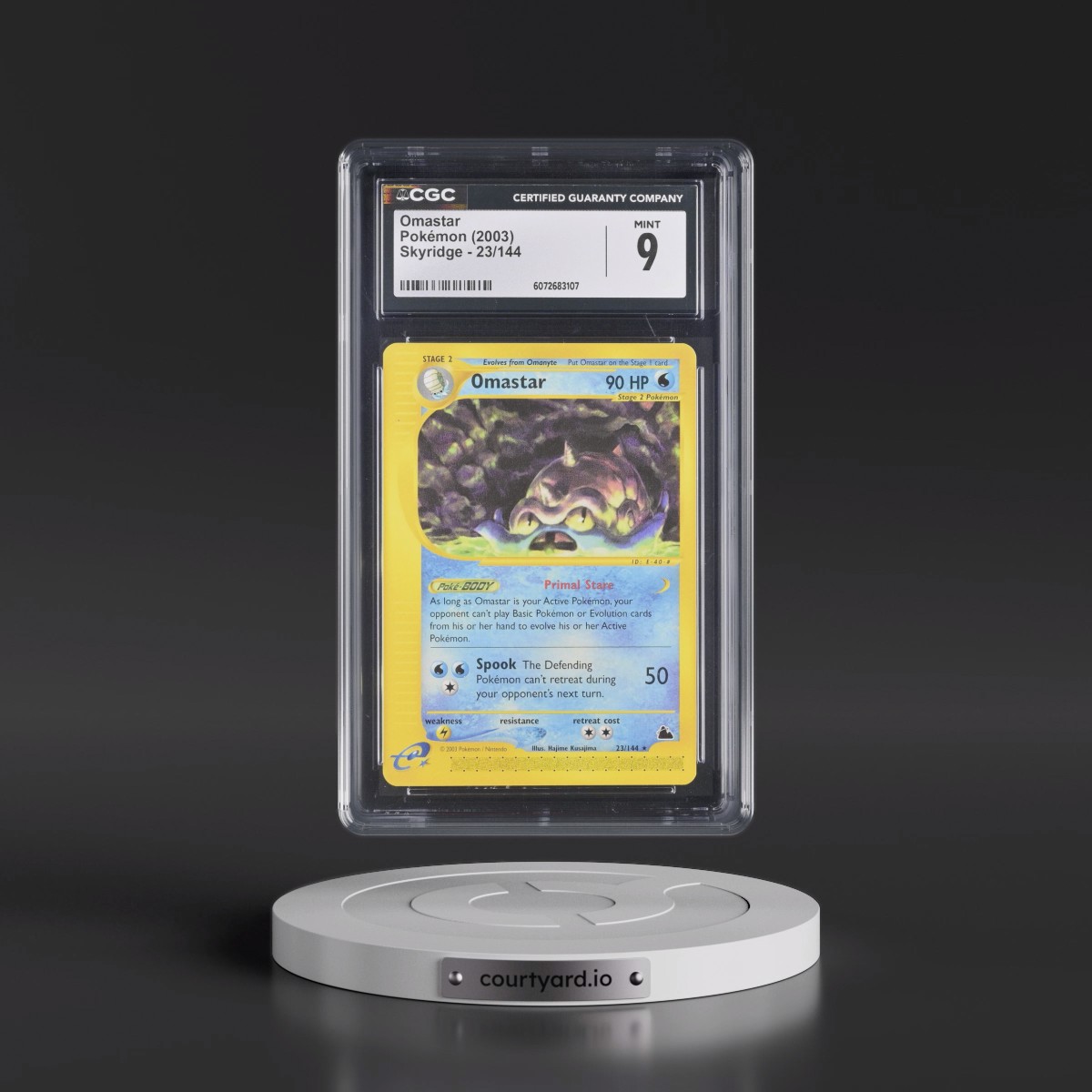 2003 Skyridge #23/144 Omastar (CGC 9 MINT)