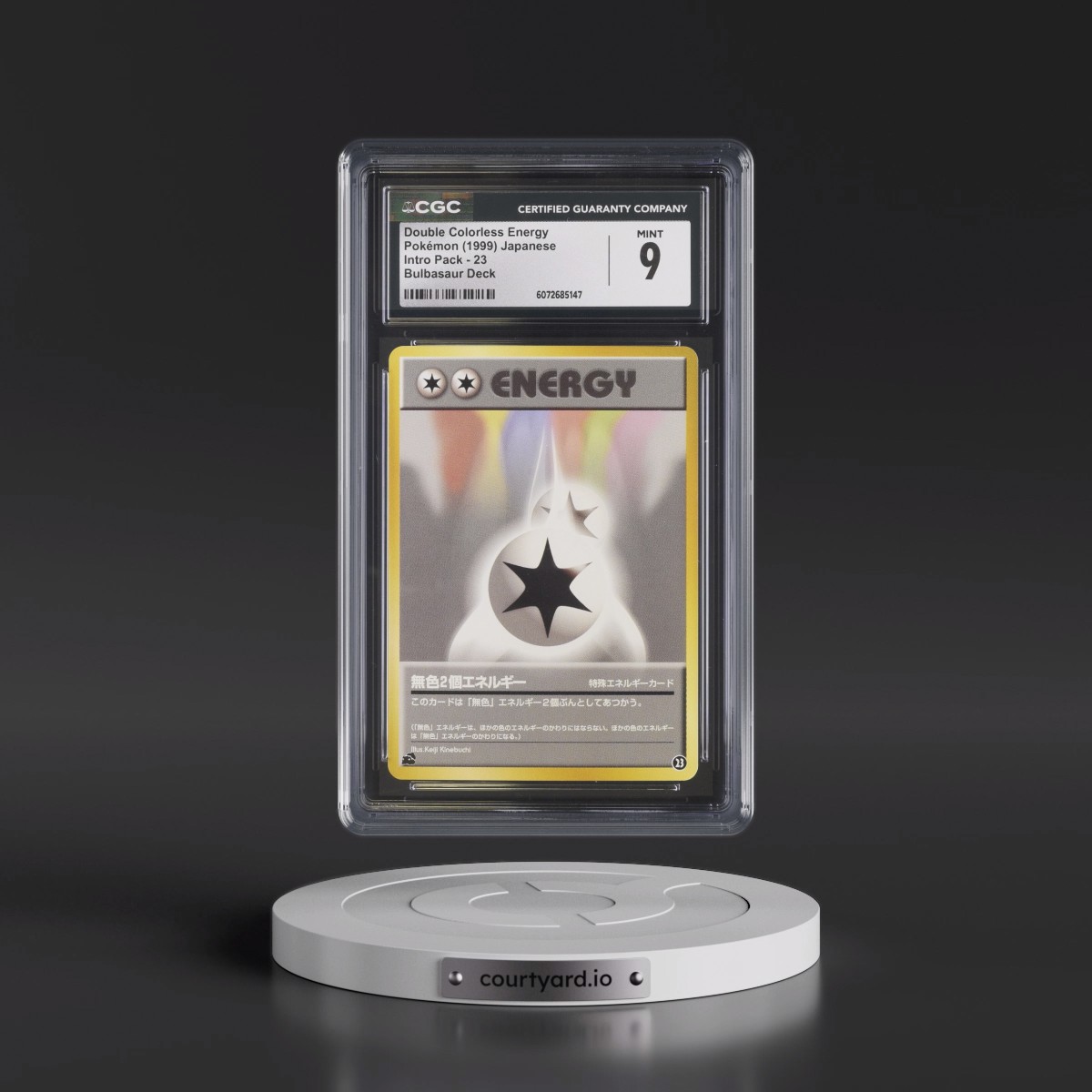 1999 Intro Pack #23 Double Colorless Energy - Bulbasaur Deck (CGC 9 MINT)