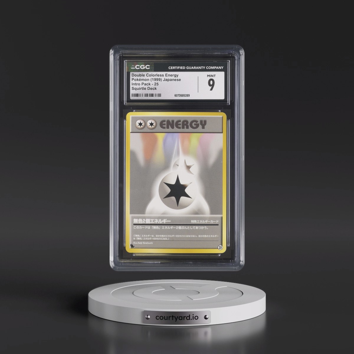 1999 Intro Pack #25 Double Colorless Energy - Squirtle Deck (CGC 9 MINT)