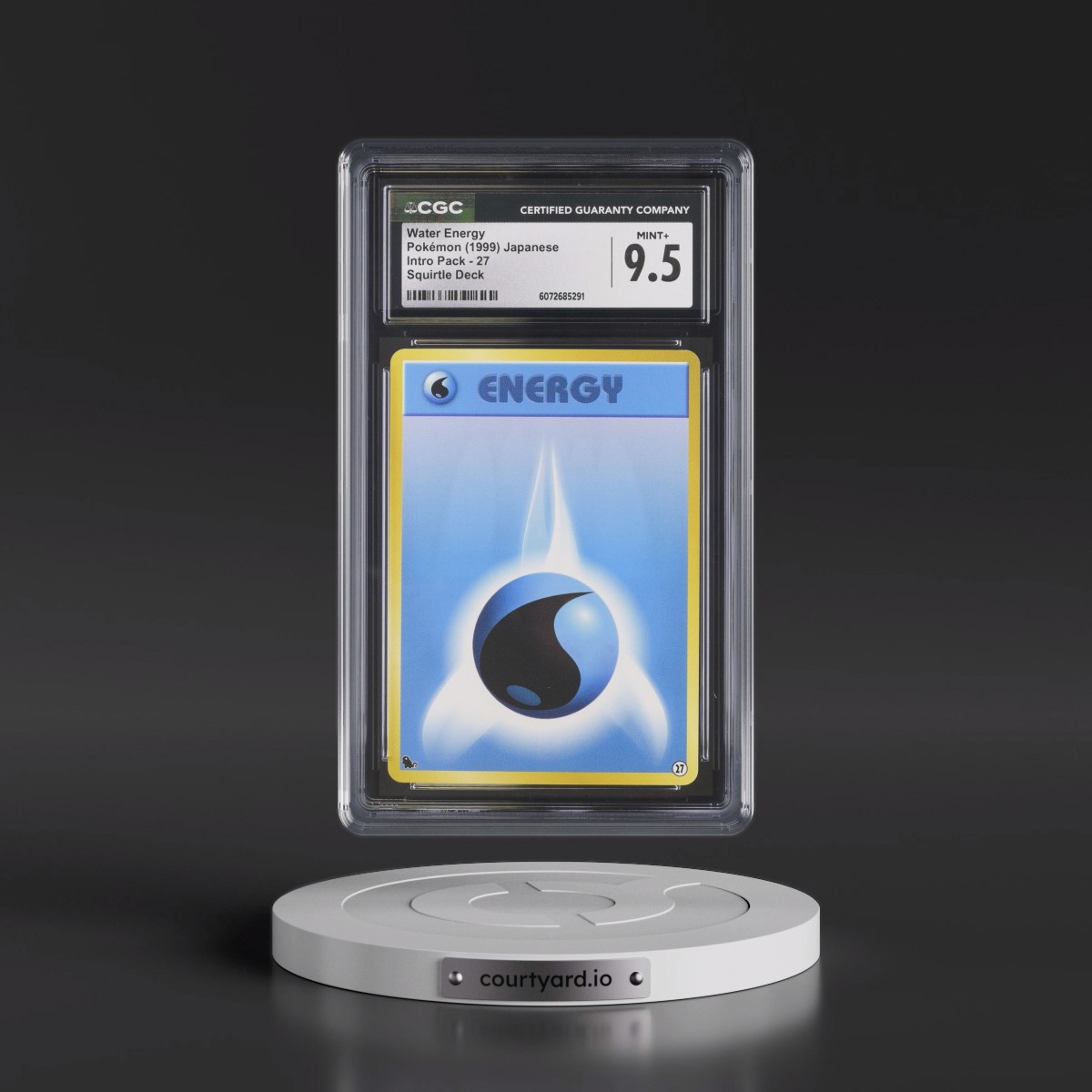 1999 Intro Pack #27 Water Energy - Squirtle Deck (CGC 9.5 MINT+)