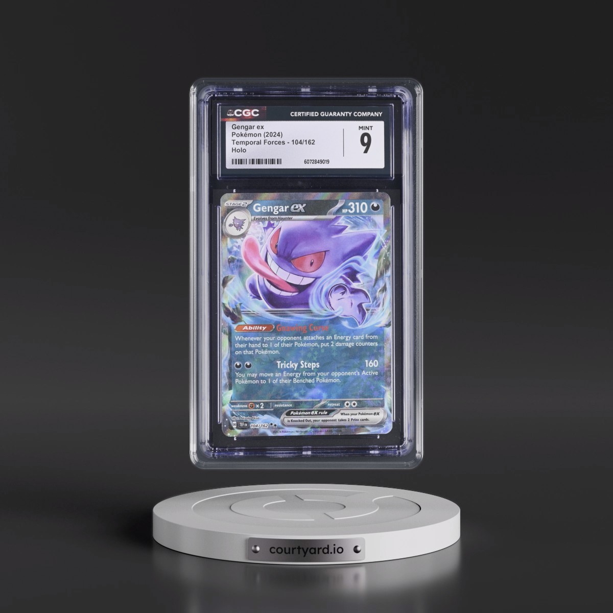 2023 Temporal Forces - TEF EN #104/162 Gengar ex - Holo (CGC 9 MINT)