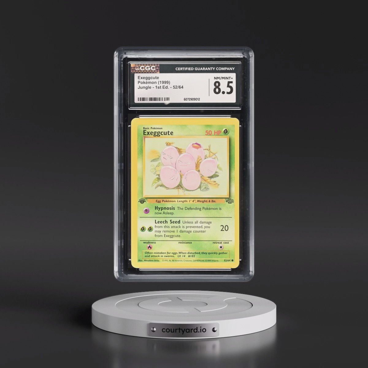 1999 Jungle #52/64 Exeggcute - 1st Edition 1st Edition (CGC 8.5 NM-MT+)