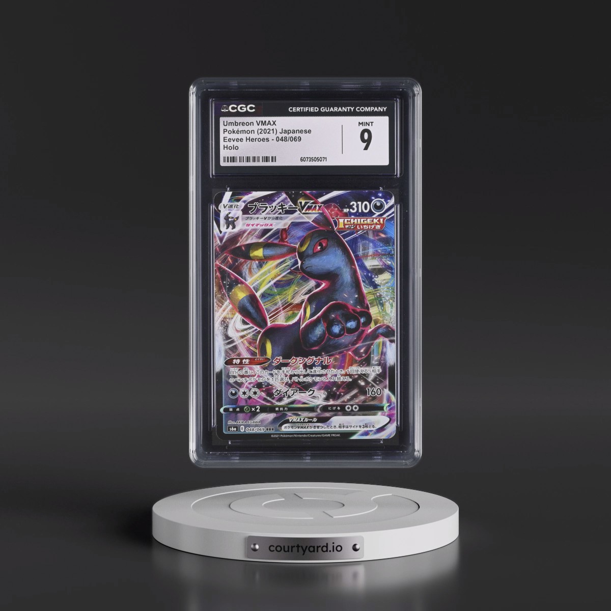 2021 Eevee Heroes #048/069 Umbreon VMAX - Holo (CGC 9 MINT)