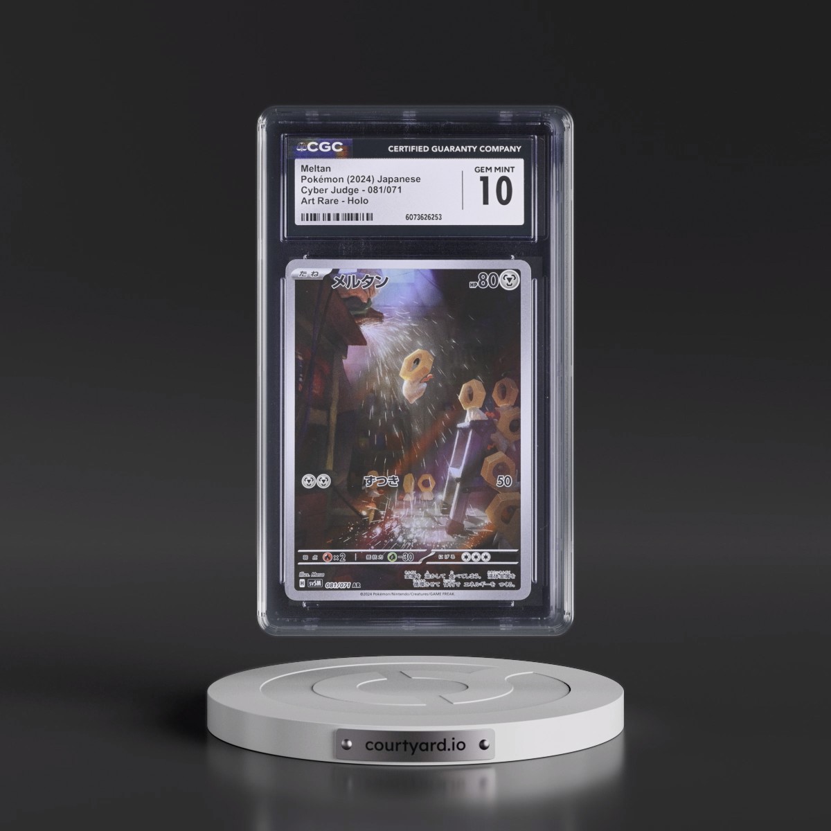 2024 Cyber Judge #081/071 Meltan - Art Rare Holo (CGC 10 GEM MINT)