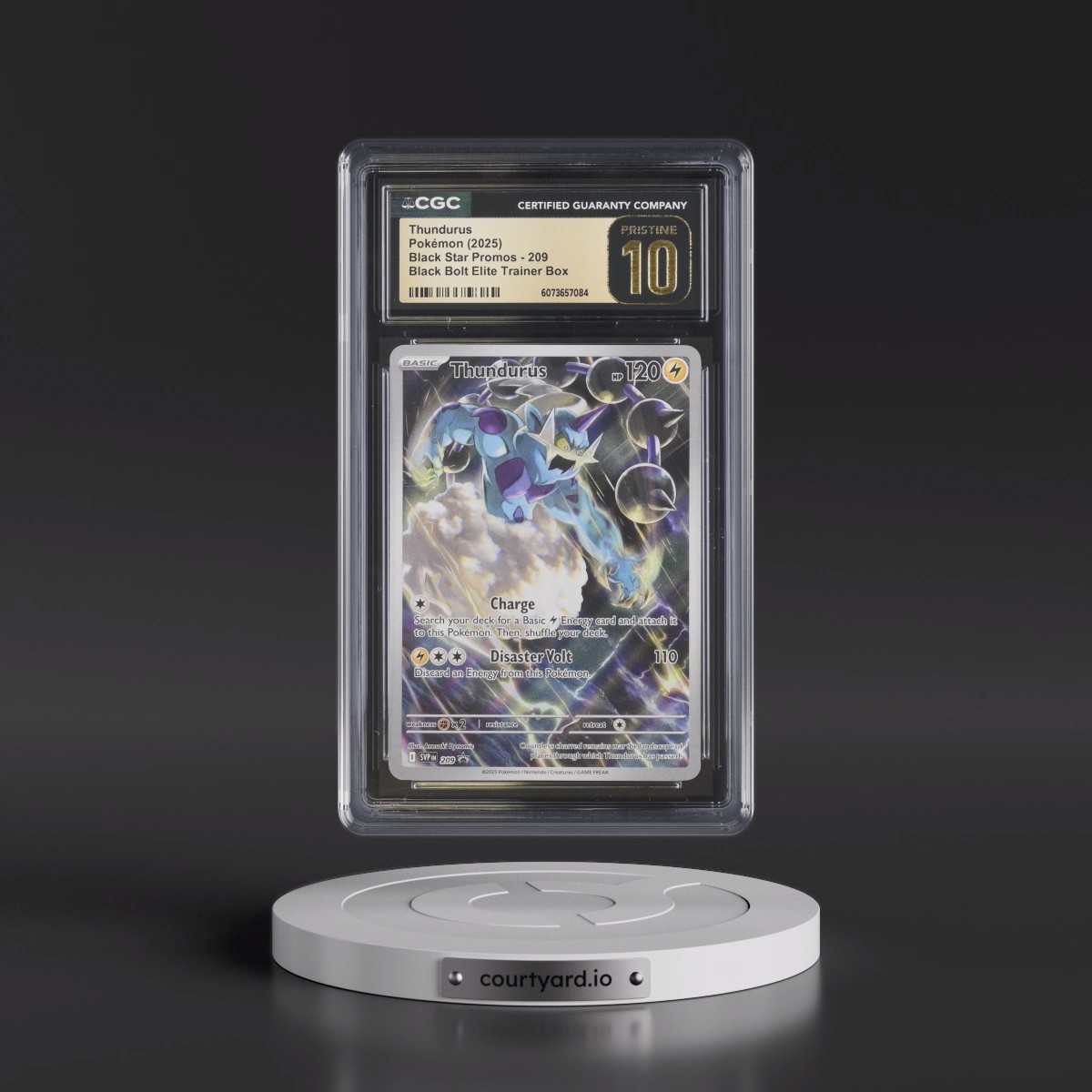 2023 Black Star Promos - Scarlet & Violet SVP EN #209 Thundurus - Black Bolt Elite Trainer Box (Holo) (CGC 10 PRISTINE)