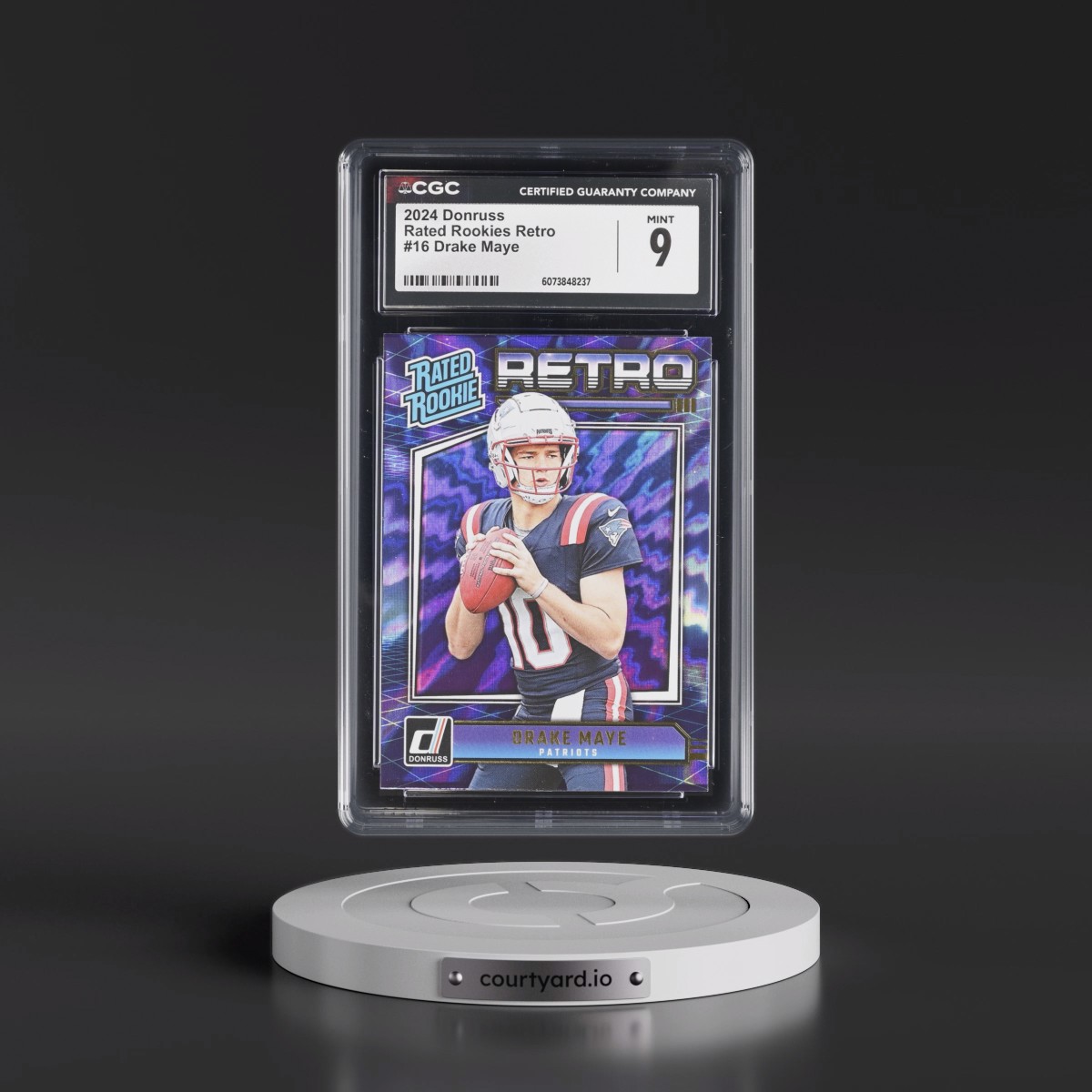 2024 Panini Donruss Rated Rookies Retro #16 Drake Maye (CGC 9 MINT)