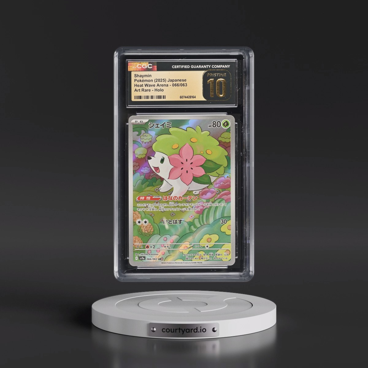 2025 Pokémon Sv9a-Heat Wave Arena #066 Shaymin - Art Rare (CGC 10 PRISTINE)