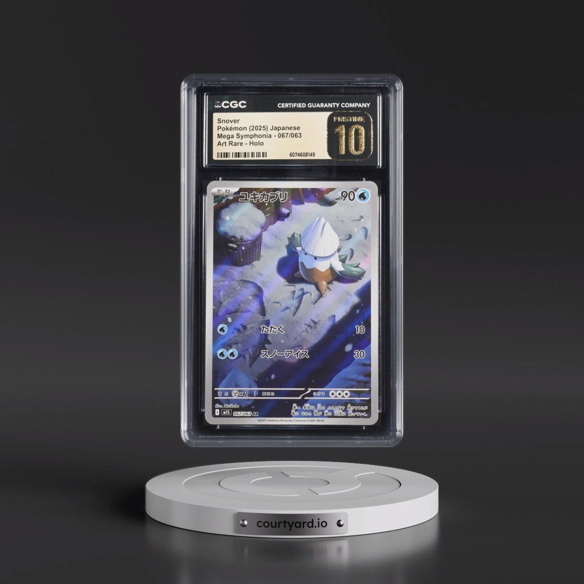 2025 Mega Symphonia - M1S #067/063 Snover - Art Rare Holo (CGC 10 PRISTINE)