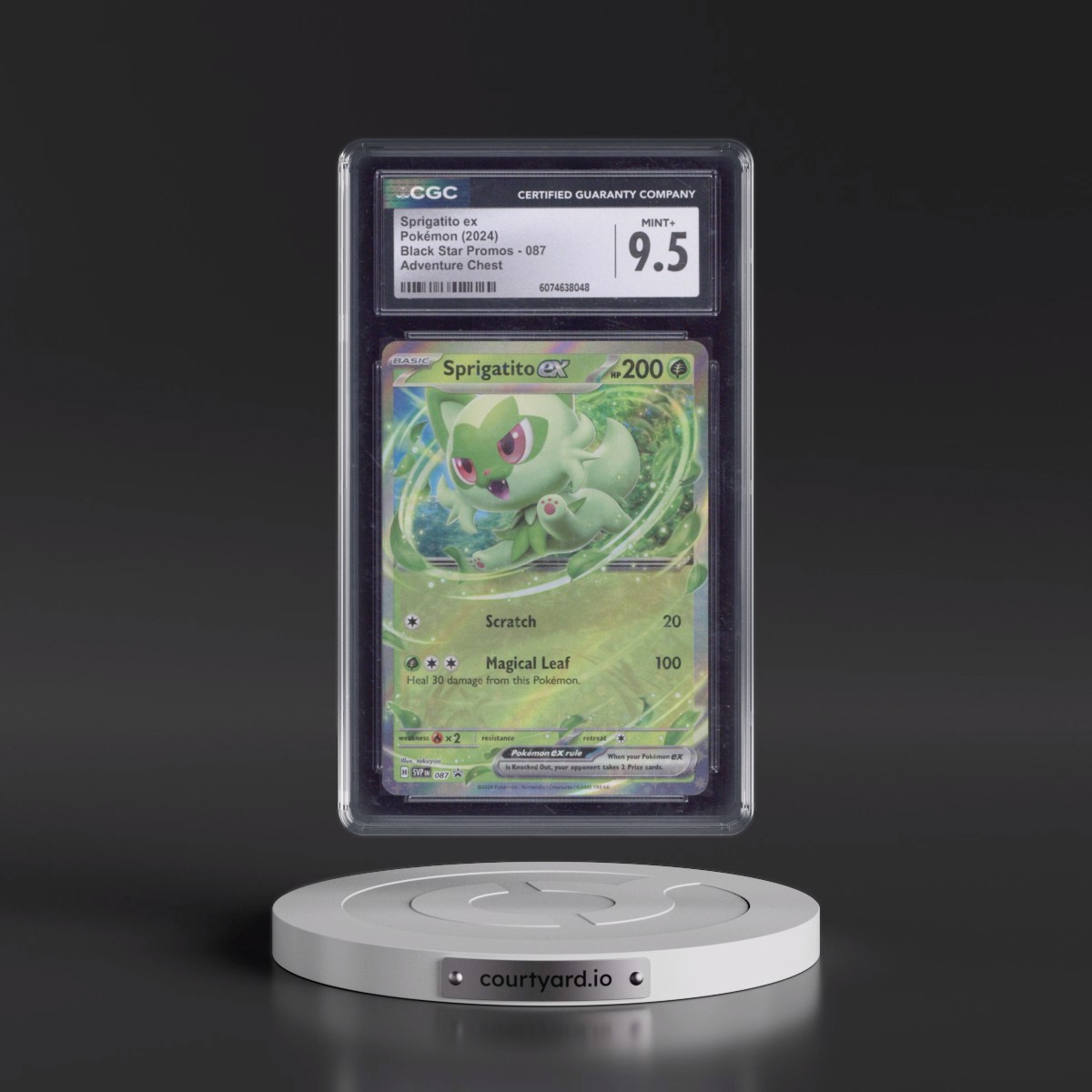 2023 Black Star Promos - Scarlet & Violet SVP EN #087 Sprigatito ex - Adventure Chest (Holo) (CGC 9.5 MINT+)