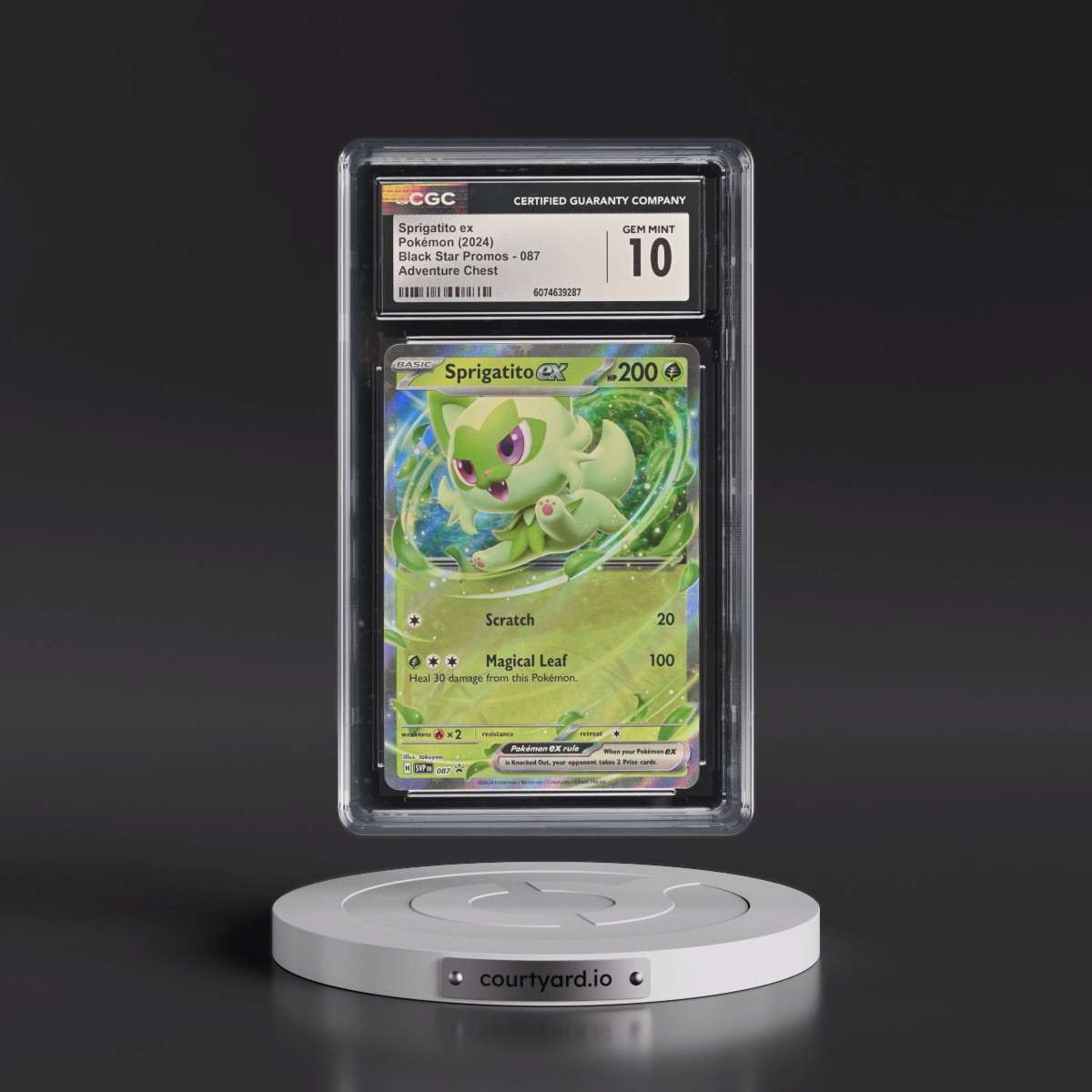 2023 Black Star Promos - Scarlet & Violet SVP EN #087 Sprigatito ex - Adventure Chest (Holo) (CGC 10 GEM MINT)