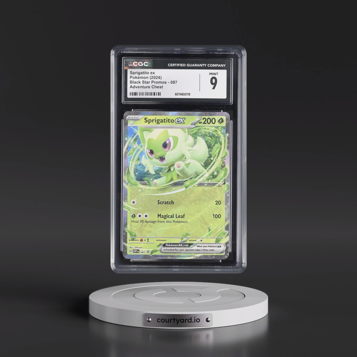 2023 Black Star Promos - Scarlet & Violet SVP EN #087 Sprigatito ex - Adventure Chest (Holo) (CGC 9 MINT)