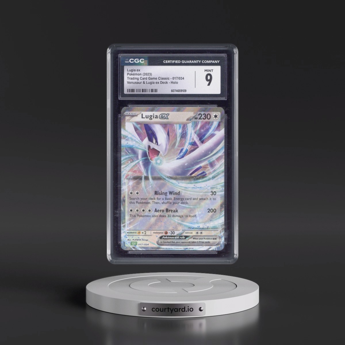 2023 Trading Card Game Classic - CLV, CLC, CLB #017/034 Lugia ex - Venusaur & Lugia ex Deck - CLV Holo (CGC 9 MINT)