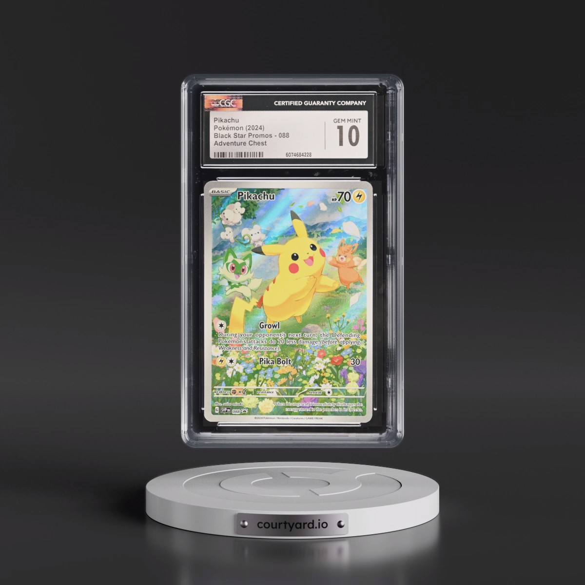 2023 Black Star Promos - Scarlet & Violet SVP EN #088 Pikachu - Adventure Chest (Holo) (CGC 10 GEM MINT)