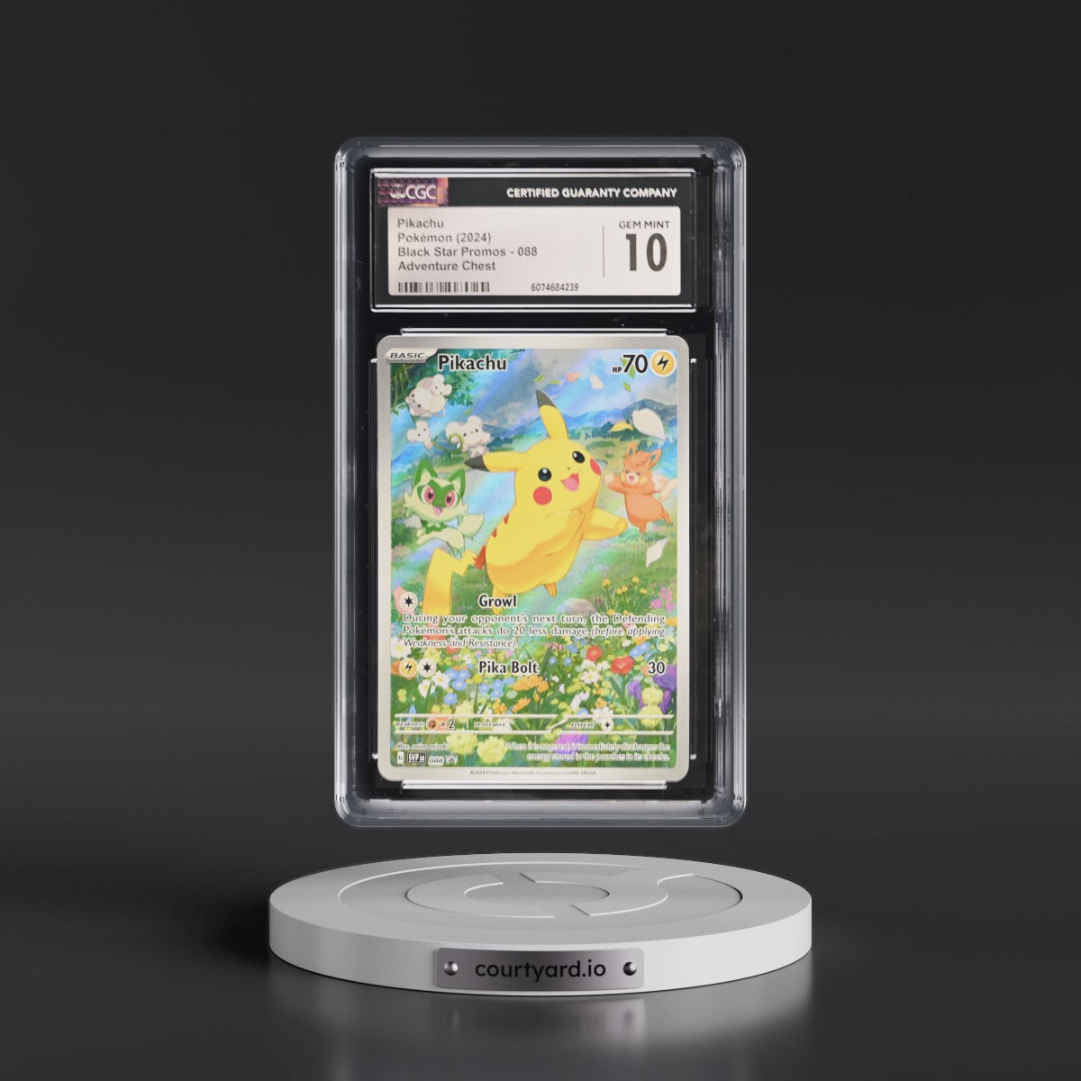 2023 Black Star Promos - Scarlet & Violet SVP EN #088 Pikachu - Adventure Chest (Holo) (CGC 10 GEM MINT)