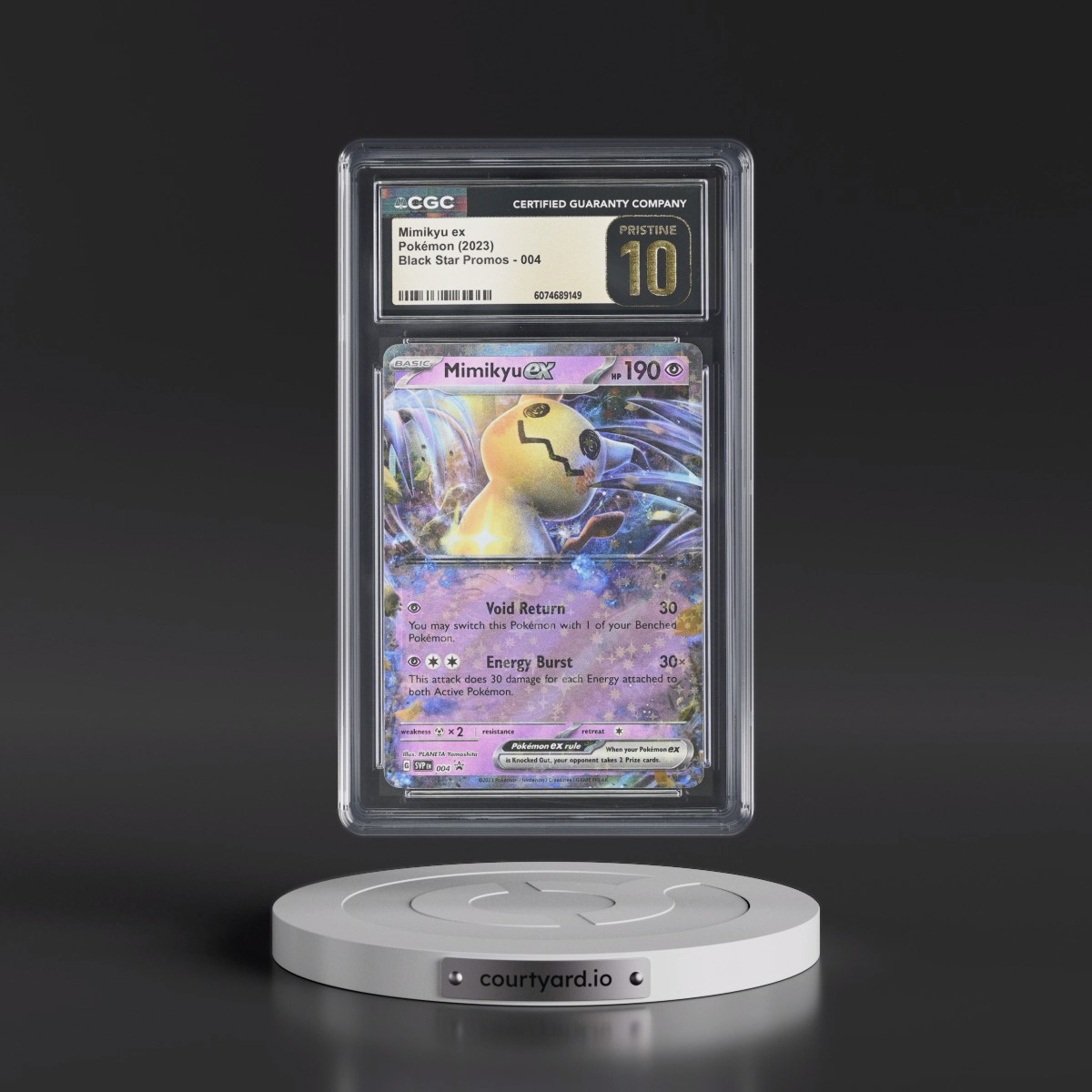 2023 Black Star Promos - Scarlet & Violet SVPEN #004 Mimikyu ex - (Holo) (CGC 10 PRISTINE)