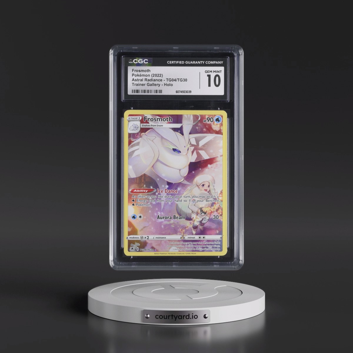 Astral Radiance #TG04/TG30 Frosmoth - Trainer Gallery Holo (CGC 10 GEM MINT)