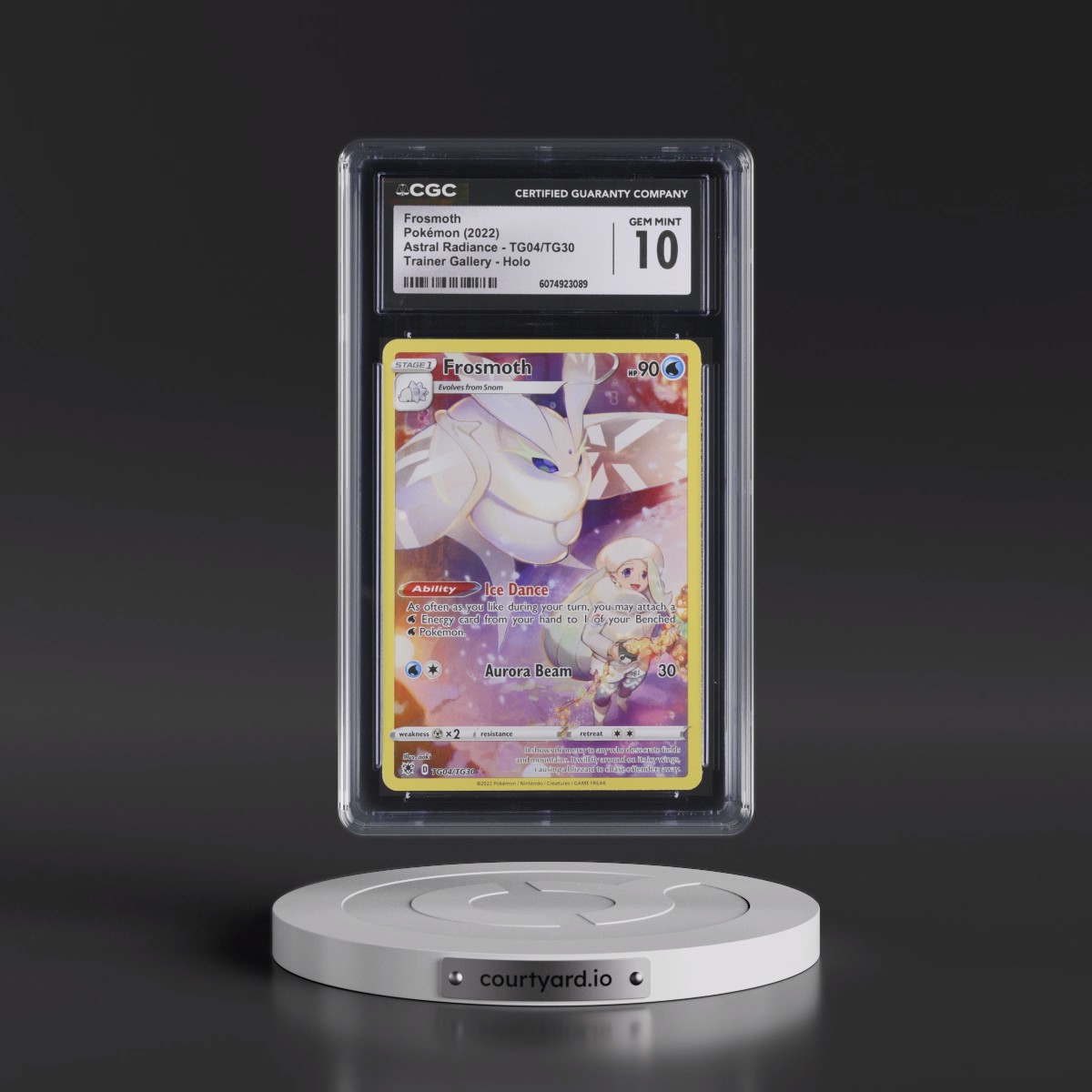 Astral Radiance #TG04/TG30 Frosmoth - Trainer Gallery Holo (CGC 10 GEM MINT)