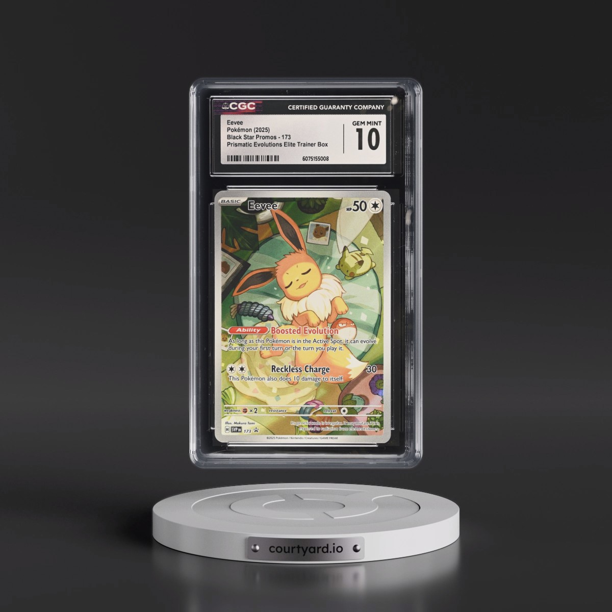 2023 Black Star Promos - Scarlet & Violet SVP EN #173 Eevee - Prismatic Evolutions Elite Trainer Box (Holo) (CGC 10 GEM MINT)
