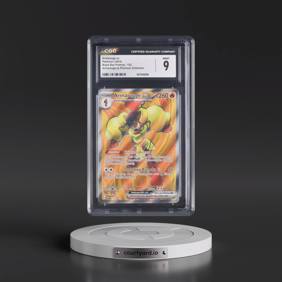 2023 Black Star Promos - Scarlet & Violet SVP EN #125 Armarouge ex - Armarouge ex Premium Collection (Holo) (CGC 9 MINT)