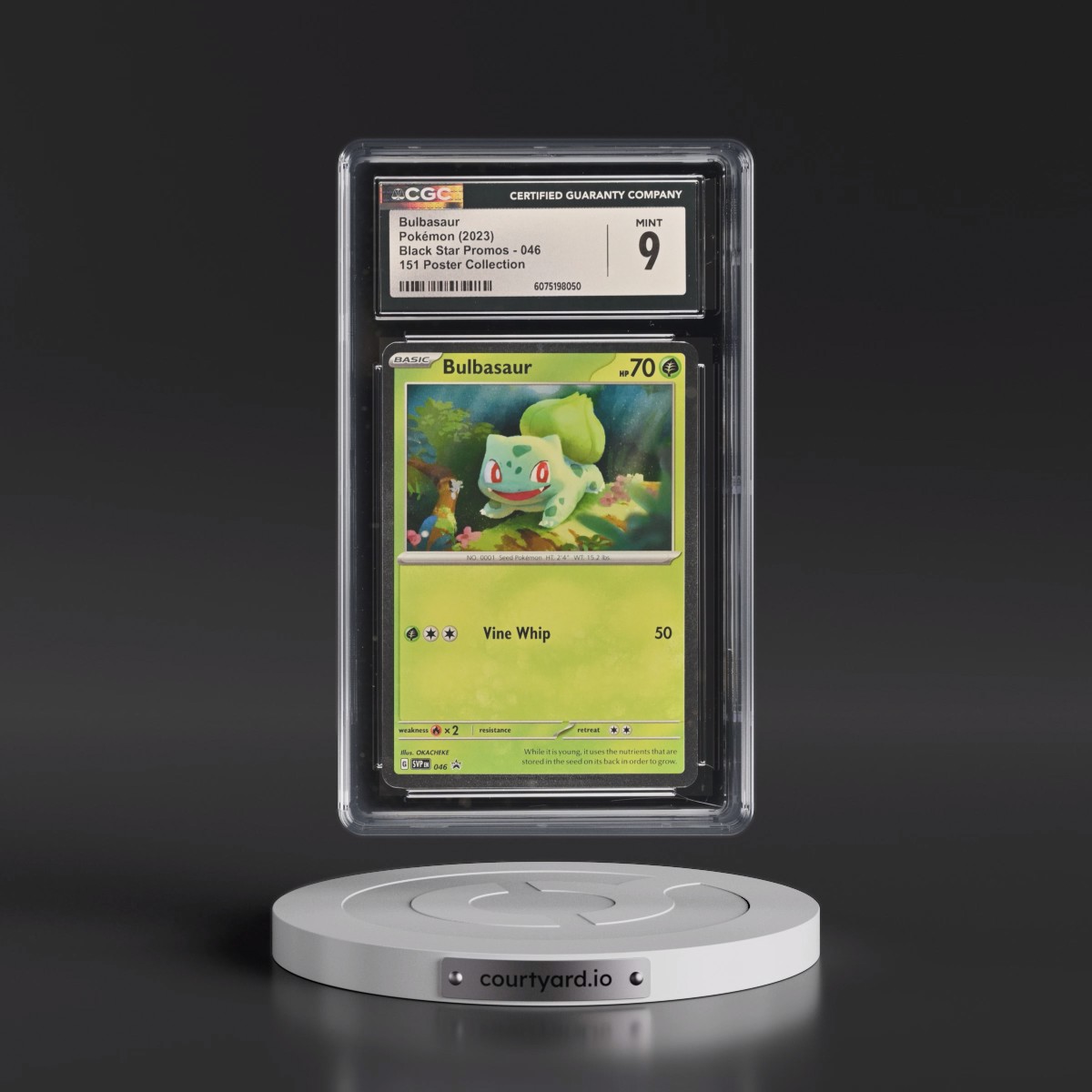 2023 Black Star Promos - Scarlet & Violet SVP EN #046 Bulbasaur - 151 Poster Collection (Cosmos Holo) (CGC 9 MINT)