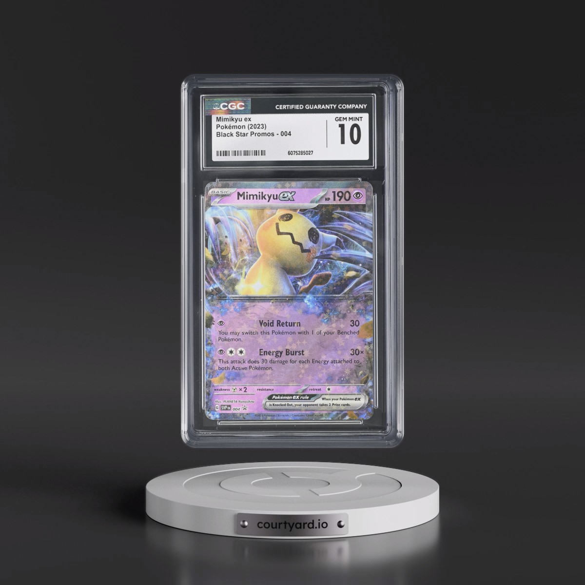 2023 Black Star Promos - Scarlet & Violet SVPEN #004 Mimikyu ex - (Holo) (CGC 10 GEM MINT)