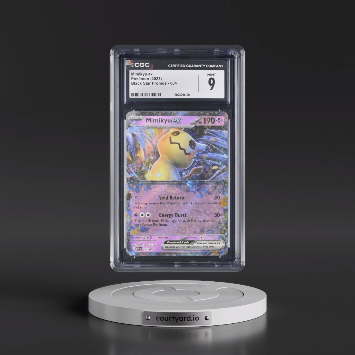 2023 Black Star Promos - Scarlet & Violet SVPEN #004 Mimikyu ex - (Holo) (CGC 9 MINT)