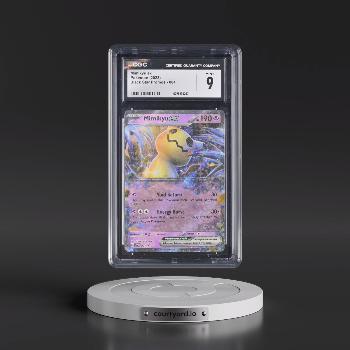 2023 Black Star Promos - Scarlet & Violet SVPEN #004 Mimikyu ex - (Holo) (CGC 9 MINT)