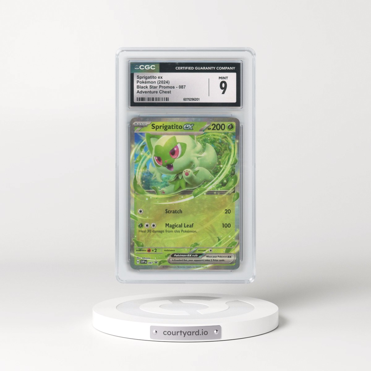 2023 Black Star Promos - Scarlet & Violet SVP EN #087 Sprigatito ex - Adventure Chest Holo (CGC 9 MINT)