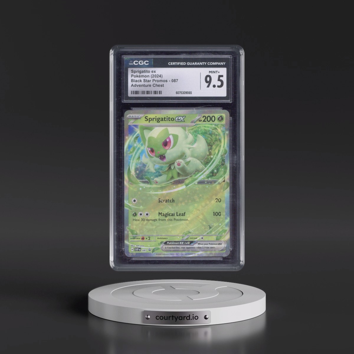 2023 Black Star Promos - Scarlet & Violet SVP EN #087 Sprigatito ex - Adventure Chest (Holo) (CGC 9.5 MINT+)