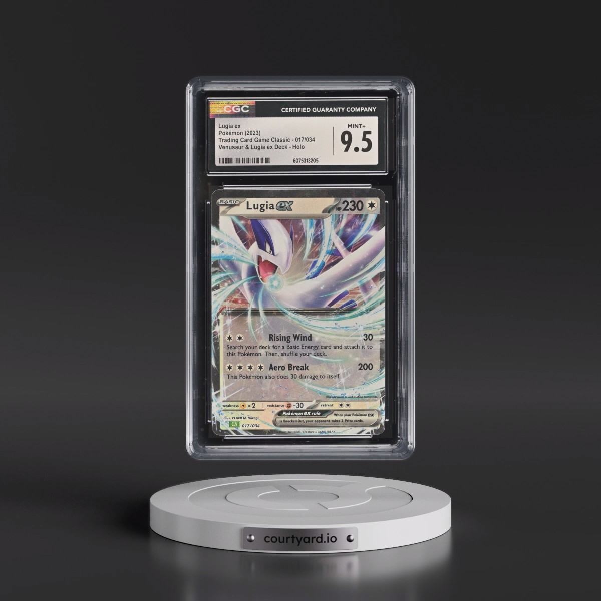 2023 Trading Card Game Classic - CLV, CLC, CLB #017/034 Lugia ex - Venusaur & Lugia ex Deck - CLV Holo (CGC 9.5 MINT+)