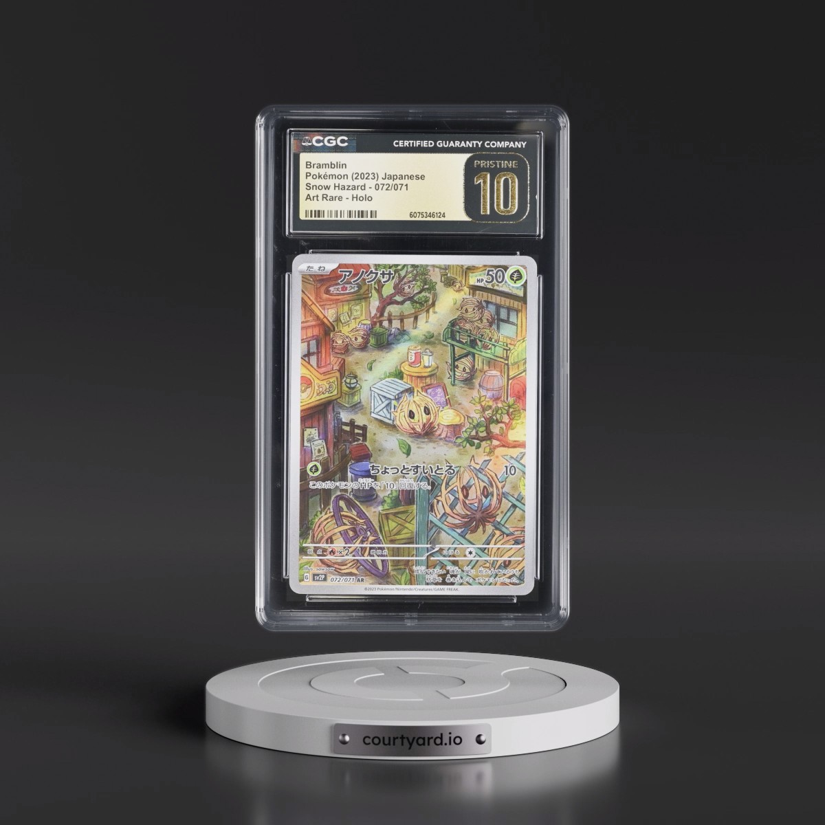 2023 Snow Hazard #072/071 Bramblin - Art Rare Holo (CGC 10 PRISTINE)