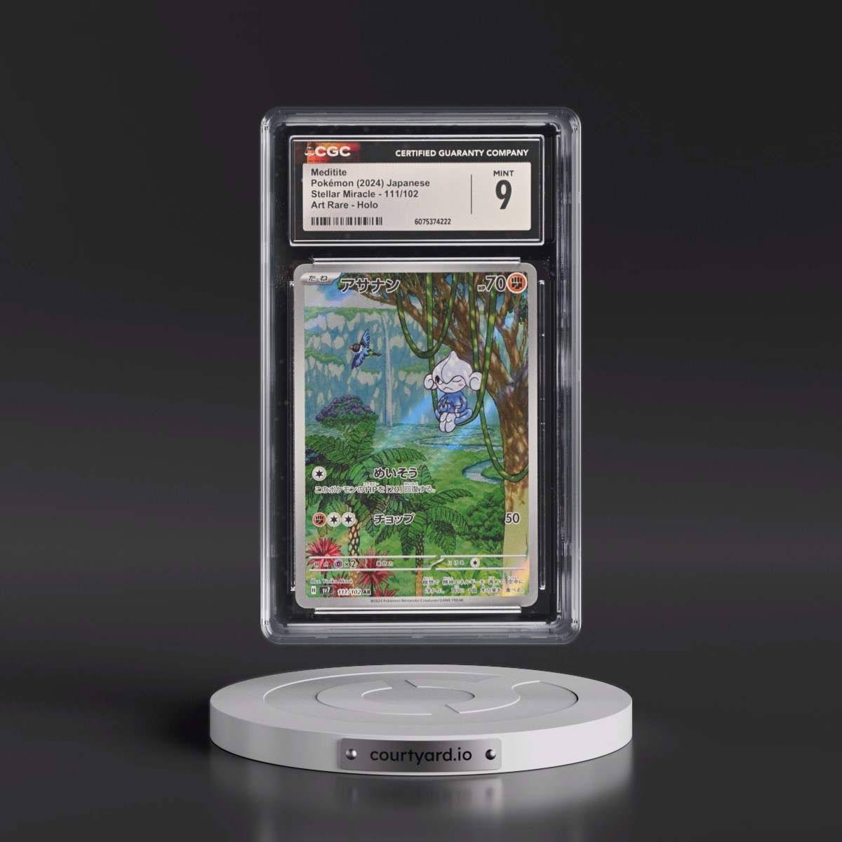2024 Stellar Miracle #111/102 Meditite - Art Rare Holo (CGC 9 MINT)