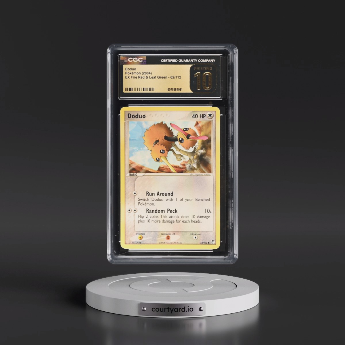 2004 EX Fire Red & Leaf Green #62/112 Doduo (CGC 10 PRISTINE)