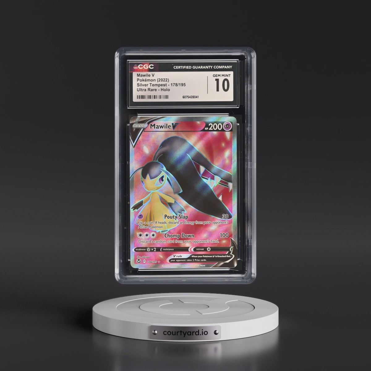 2022 Silver Tempest #178/195 Mawile V - Ultra Rare Holo (CGC 10 GEM MINT)