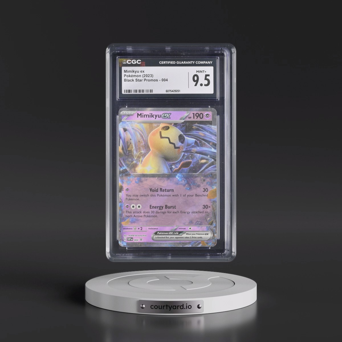 2023 Black Star Promos - Scarlet & Violet SVPEN #004 Mimikyu ex - (Holo) (CGC 9.5 MINT+)