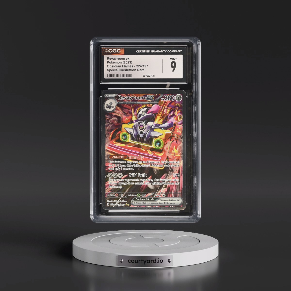 2023 Obsidian Flames - OBF EN #224/197 Revavroom ex - Special Illustration Rare (Holo) (CGC 9 MINT)
