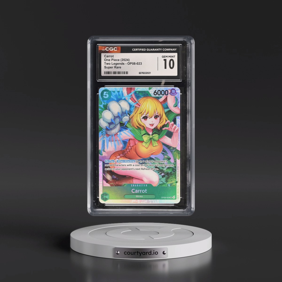 2024 Two Legends (OP08) - English #OP08-023 Carrot (CGC 10 GEM MINT)