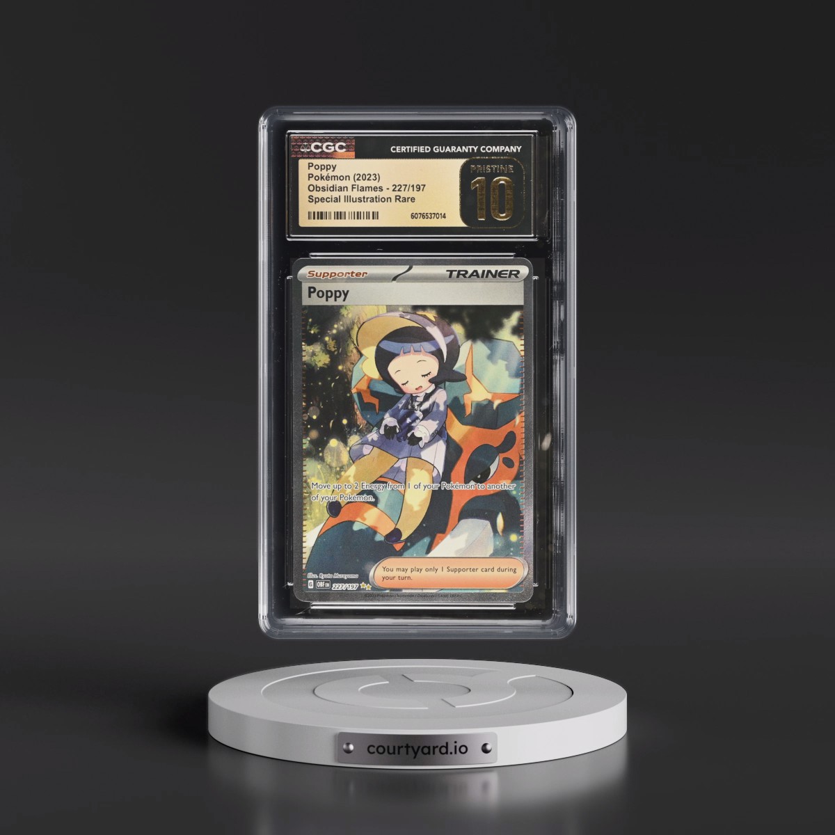 2023 Obsidian Flames - OBF EN #227/197 Poppy - Special Illustration Rare (Holo) (CGC 10 PRISTINE)