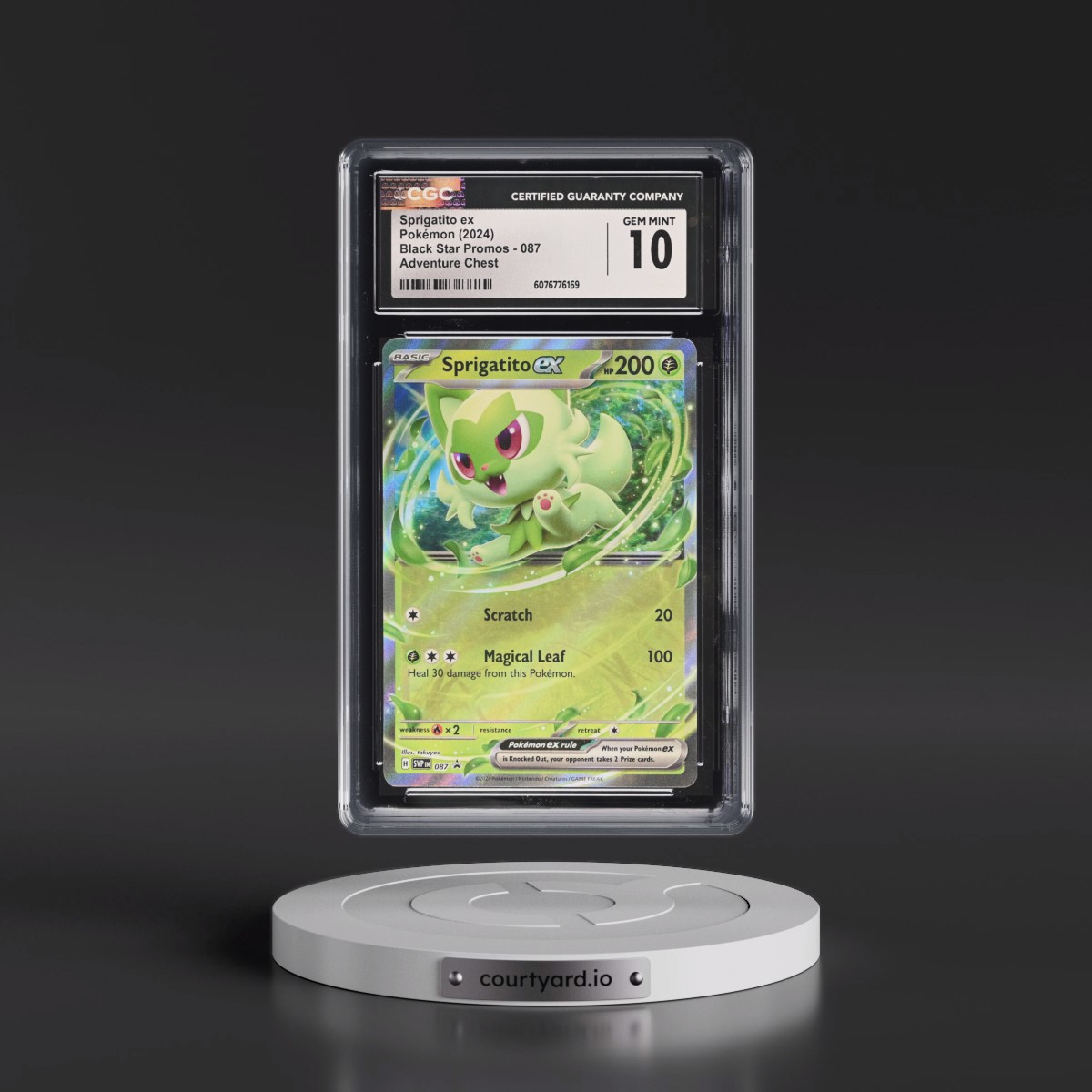 2023 Black Star Promos - Scarlet & Violet SVP EN #087 Sprigatito ex - Adventure Chest (Holo) (CGC 10 GEM MINT)