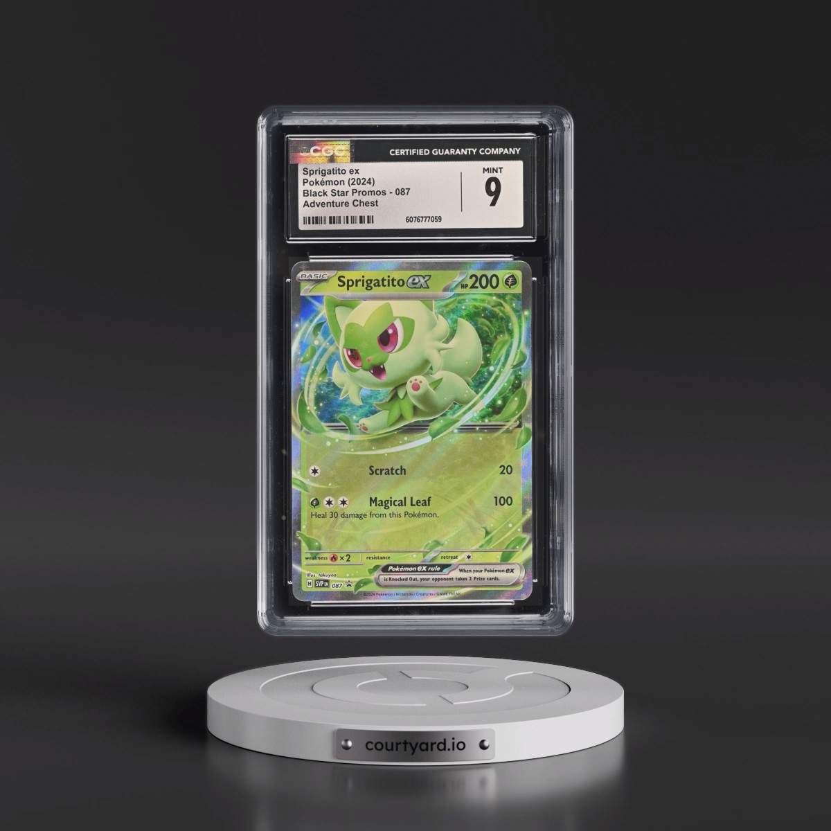 2023 Black Star Promos - Scarlet & Violet SVP EN #087 Sprigatito ex - Adventure Chest (Holo) (CGC 9 MINT)