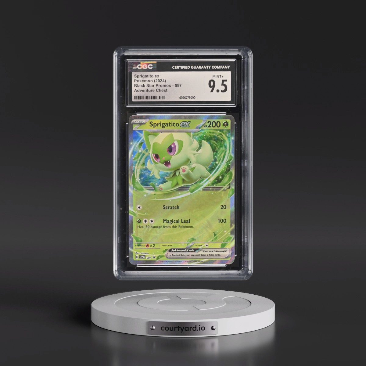 2023 Black Star Promos - Scarlet & Violet SVP EN #087 Sprigatito ex - Adventure Chest (Holo) (CGC 9.5 MINT+)