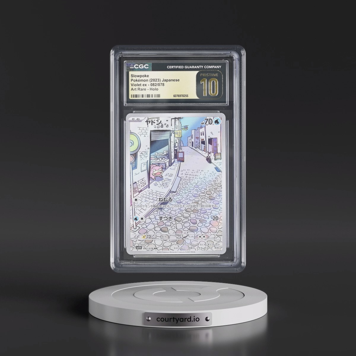 2023 Violet ex #082/078 Slowpoke - Art Rare Holo (CGC 10 PRISTINE)