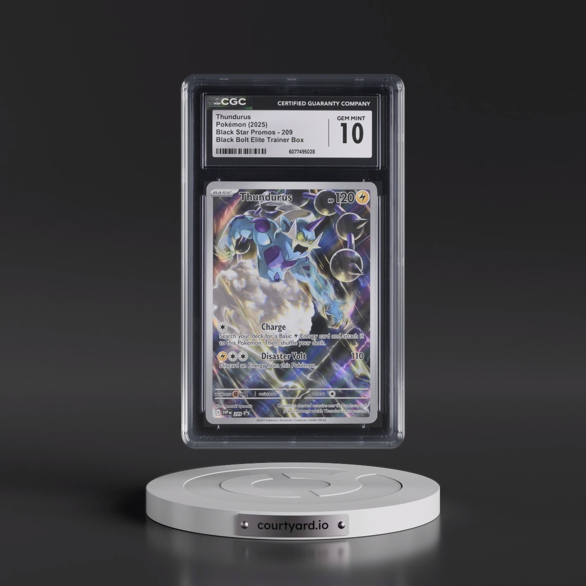 2023 Black Star Promos - Scarlet & Violet SVP EN #209 Thundurus - Black Bolt Elite Trainer Box (Holo) (CGC 10 GEM MINT)