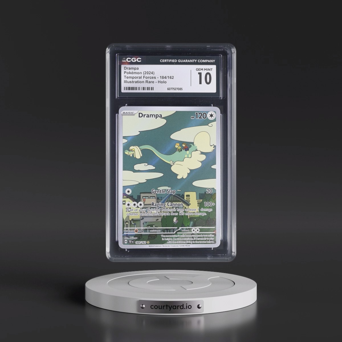 2023 Temporal Forces - TEF EN #184/162 Drampa - Illustration Rare Holo (CGC 10 GEM MINT)